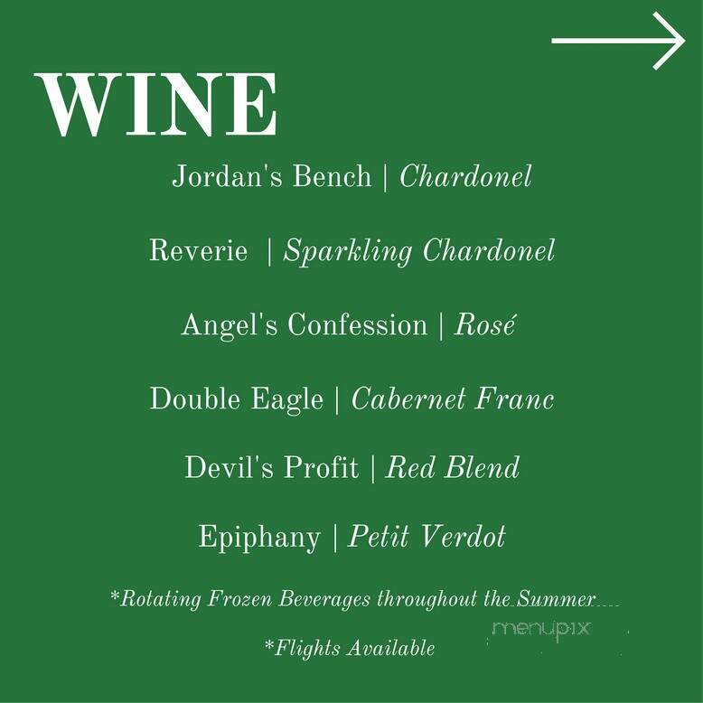 Everleigh Vineyards & Brewing Company - Mineral, VA menu_pic
