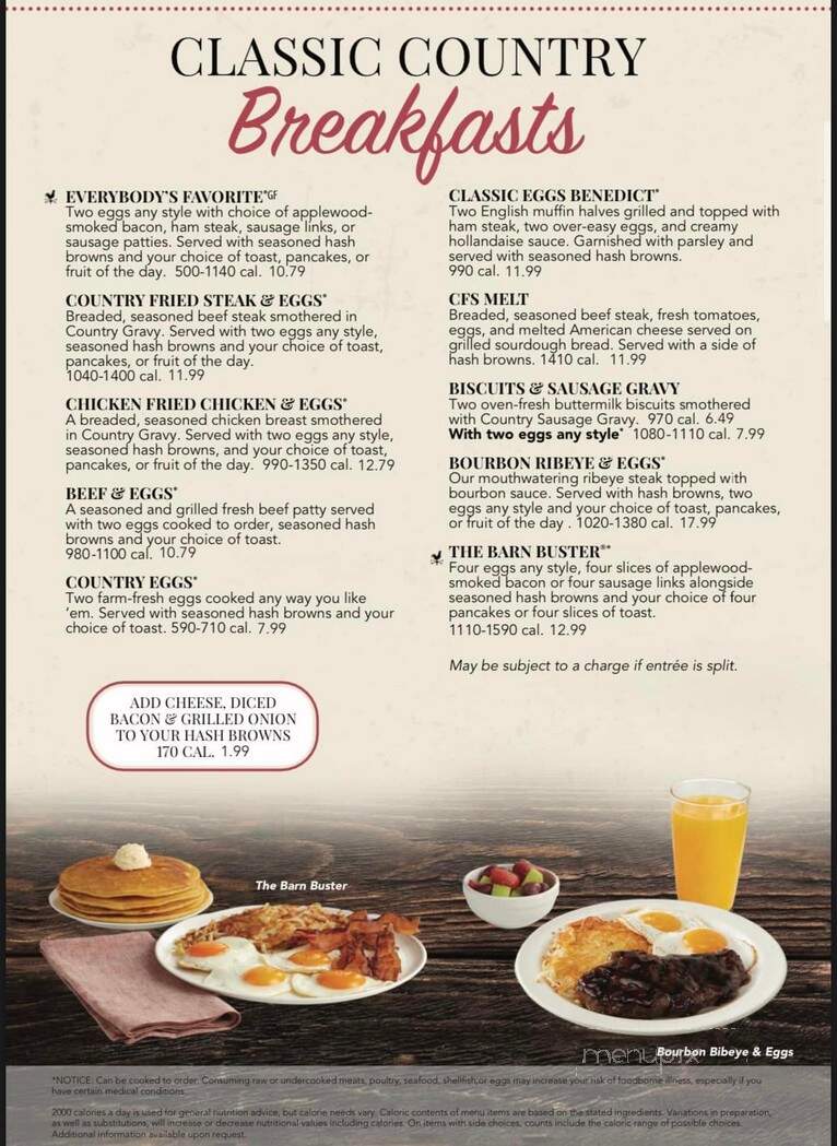 Country Kitchen - Tyler, TX menu_pic