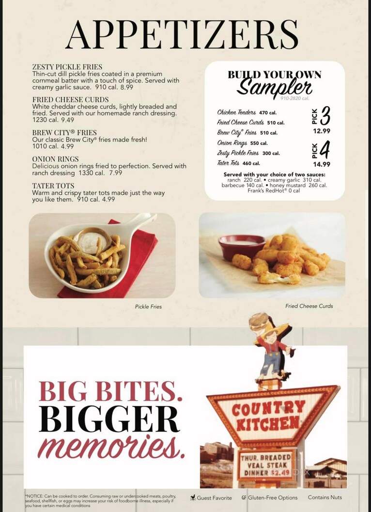 Country Kitchen - Tyler, TX menu_pic