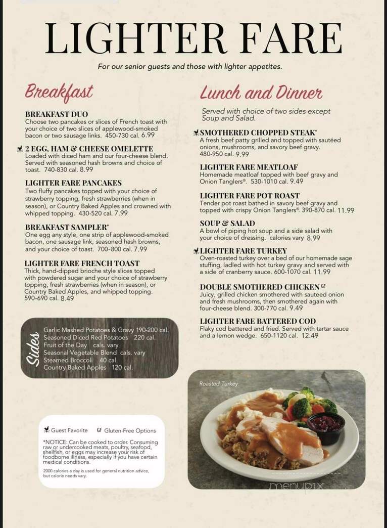 Country Kitchen - Tyler, TX menu_pic