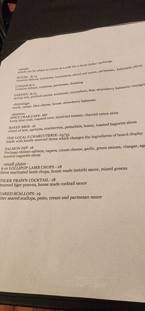 Oliver Perry's - Perry, GA menu_pic