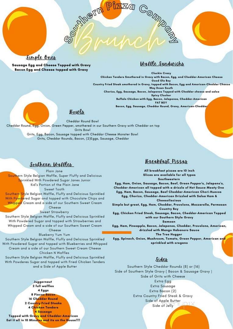 SPC-Southern Pizza Company - Georgetown, SC menu_pic