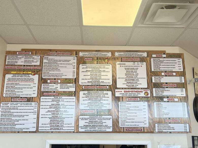 Crazy Toast House - North Haven, CT menu_pic