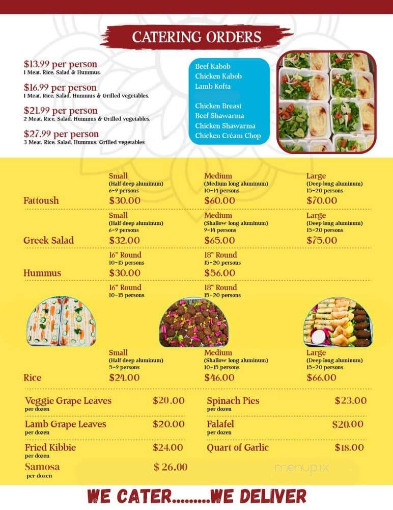 Taiz Kabob - Memphis, MI menu_pic