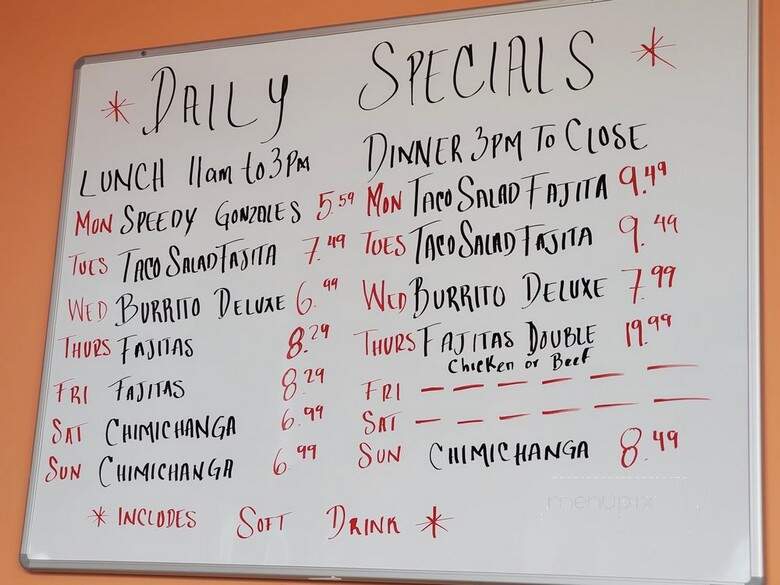 Don Chuys Mexican Grill - Ashland City, TN menu_pic