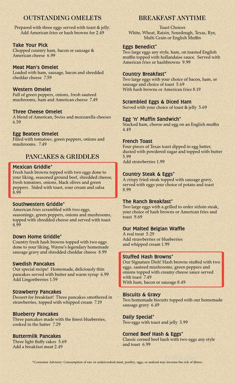 River City Diner and Smokehouse - Oconto, WI menu_pic