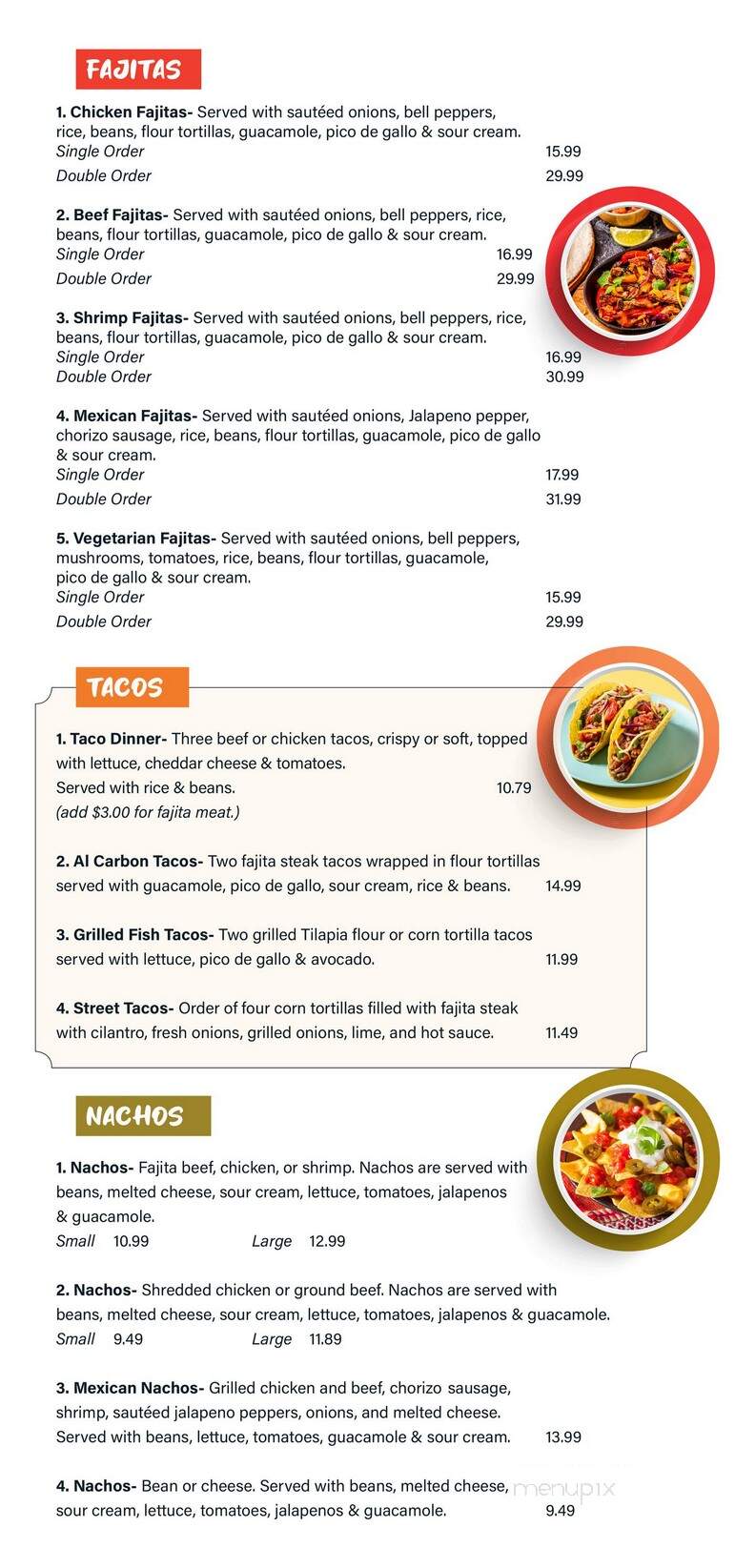 Nando's Mexican Restaurant - Conway, AR menu_pic