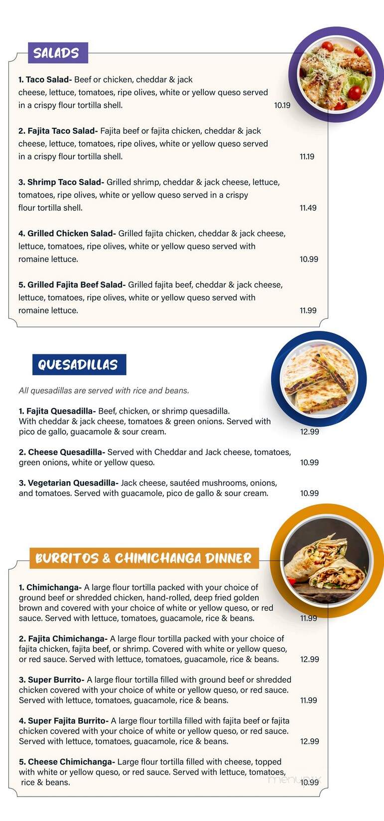 Nando's Mexican Restaurant - Conway, AR menu_pic