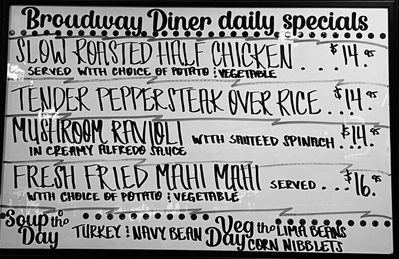 Broadway Diner - Livonia, MI menu_pic