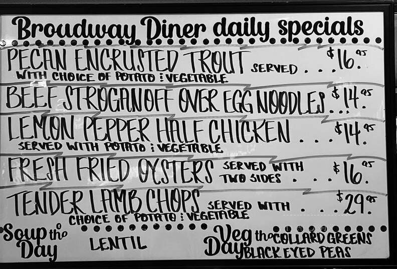 Broadway Diner - Livonia, MI menu_pic