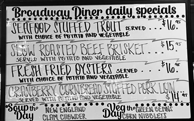 Broadway Diner - Livonia, MI menu_pic