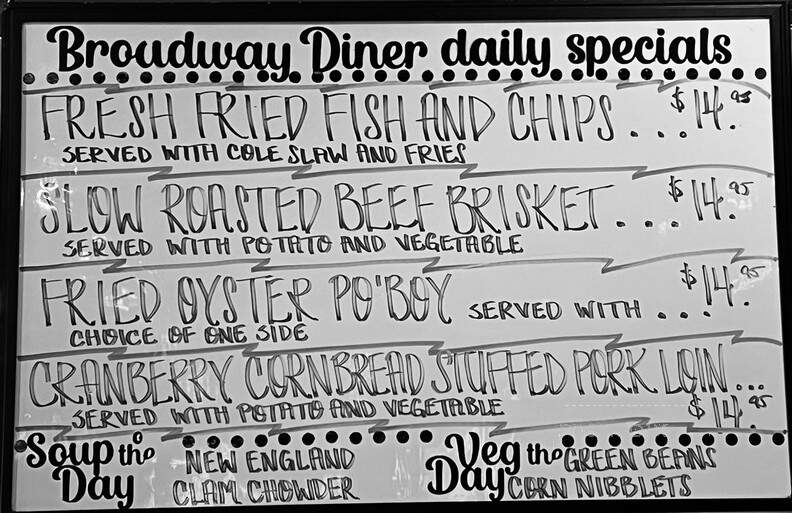 Broadway Diner - Livonia, MI menu_pic