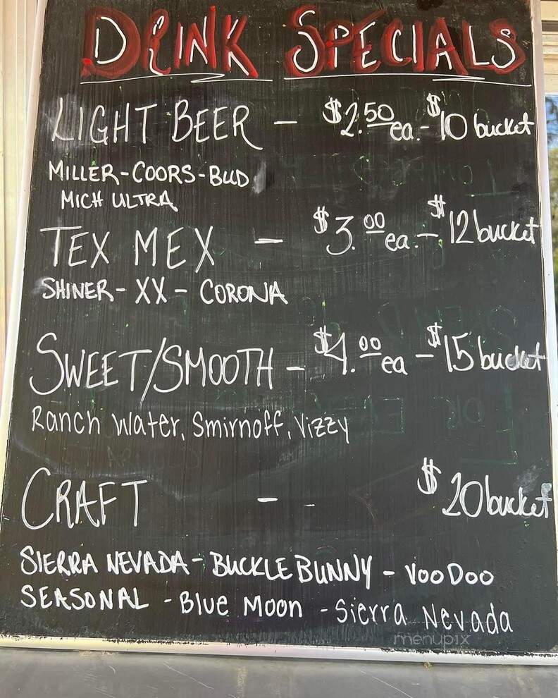 The Montgomery Grove - Montgomery, TX menu_pic
