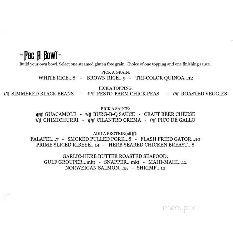 Sesh - St. Petersburg, FL menu_pic