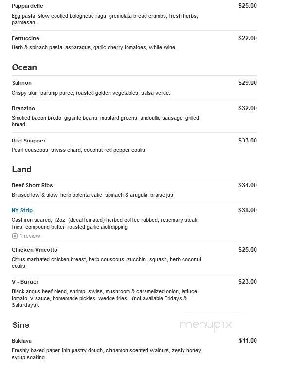 Cafe Vincotto - Berkeley Heights, NJ menu_pic