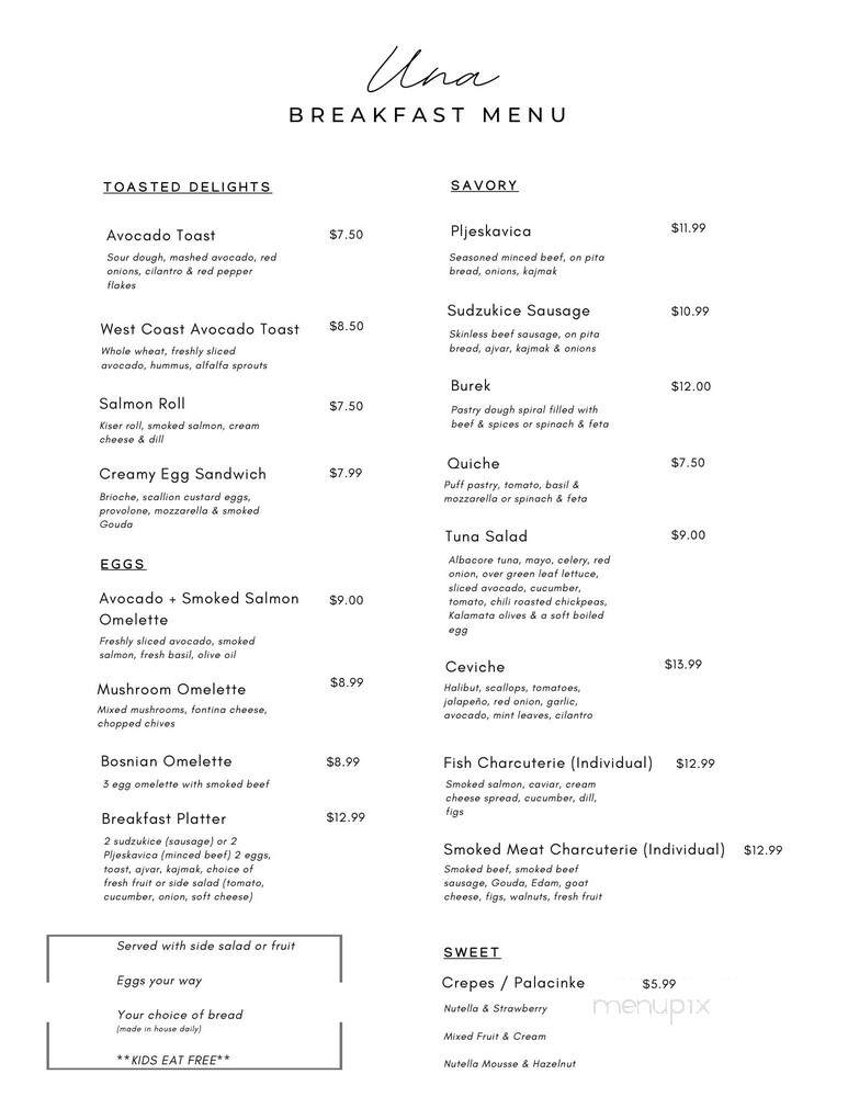 Una Bakery - Lake Worth, FL menu_pic
