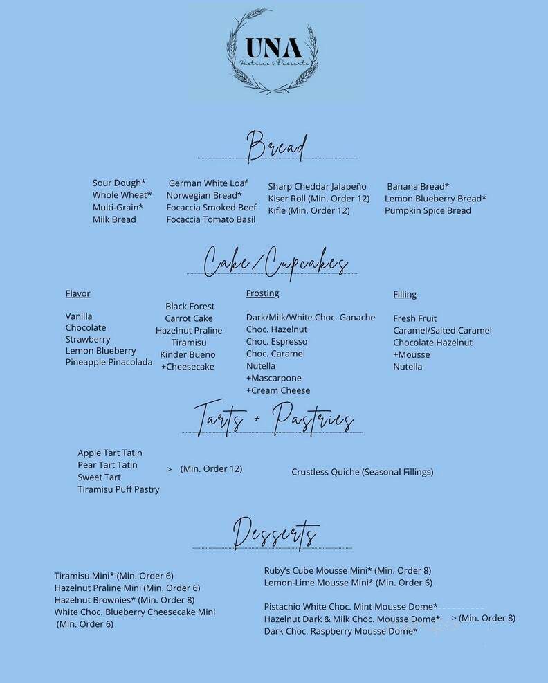 Una Bakery - Lake Worth, FL menu_pic