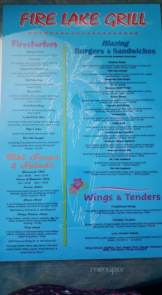 Cowboy's Bar and Grill - Dandridge, TN menu_pic