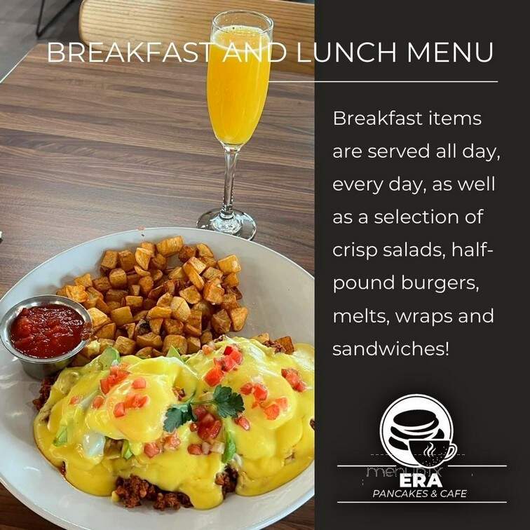 Era Pancakes & Cafe - Woodruff, WI menu_pic