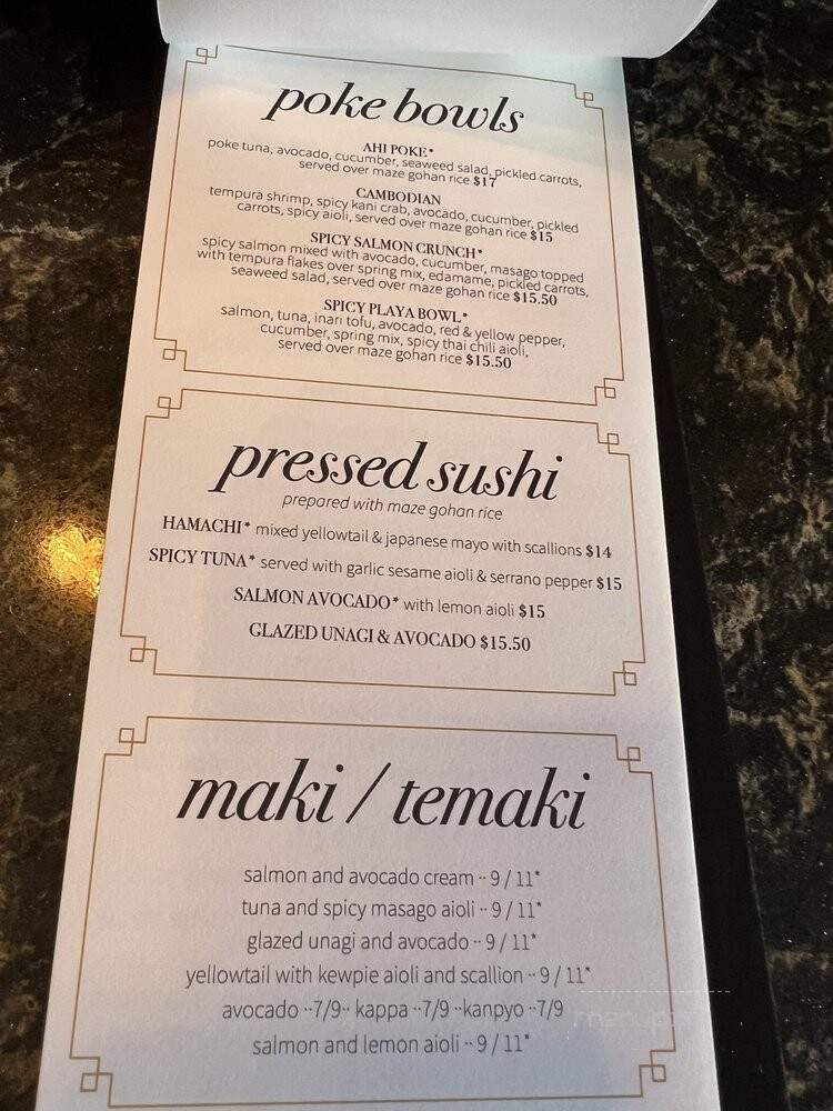 Whitaker's - Fort Mill, SC menu_pic