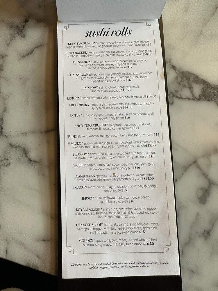 Whitaker's - Fort Mill, SC menu_pic