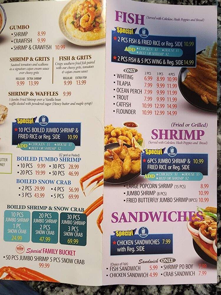 Wow Seafood - Ellenwood, GA