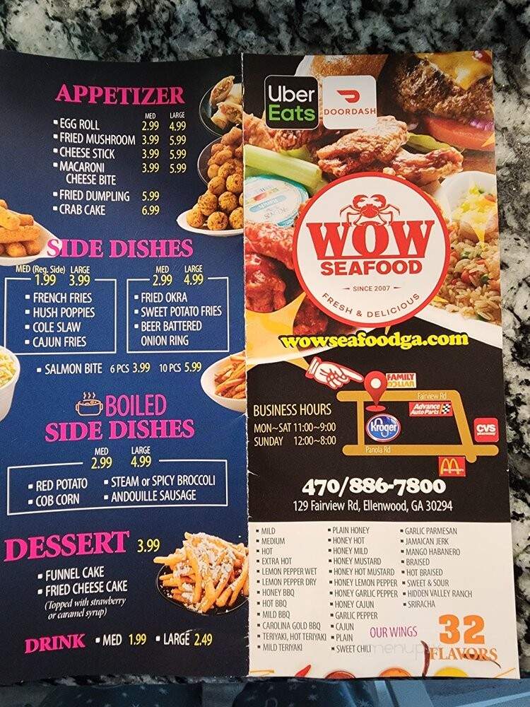 Wow Seafood - Ellenwood, GA