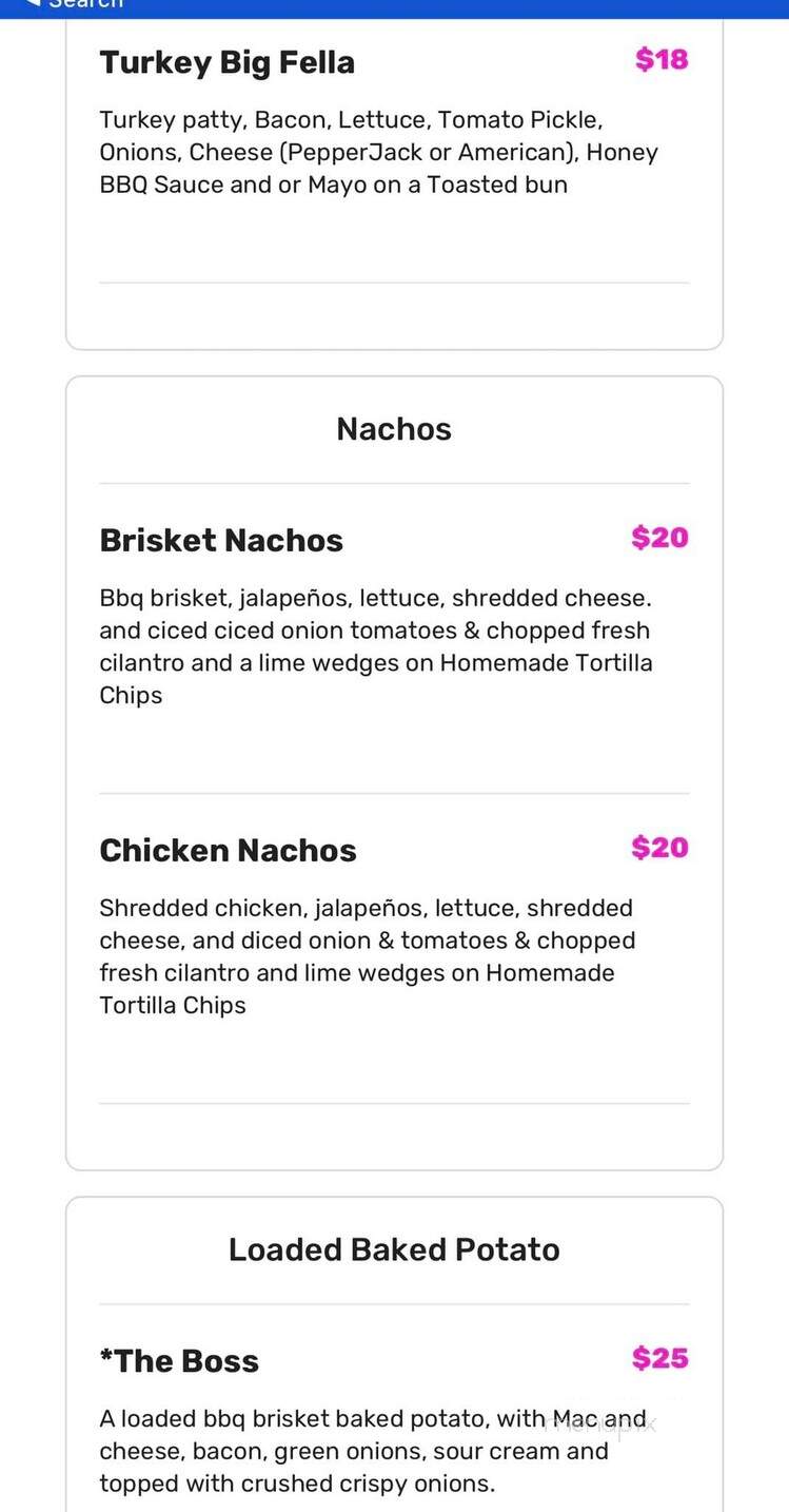 Living Water Winery & Vineyard - Blairsville, GA menu_pic