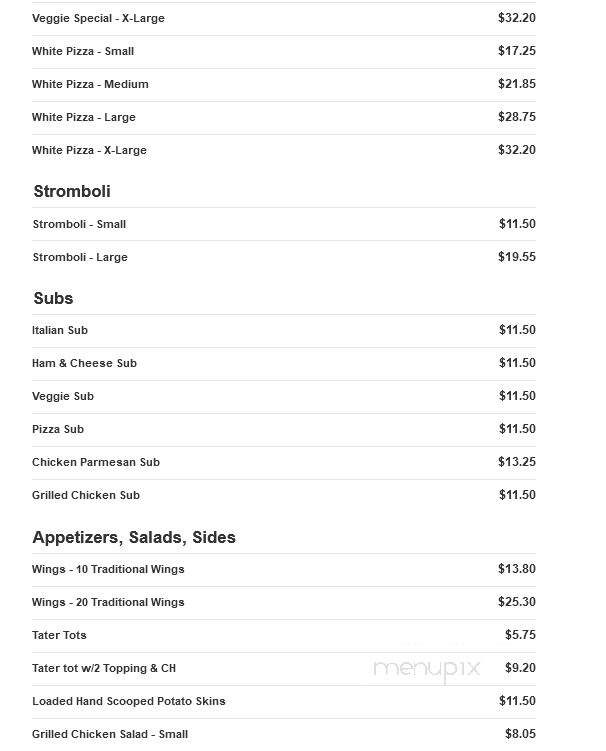 Antolino's Pizza - North Port, FL menu_pic