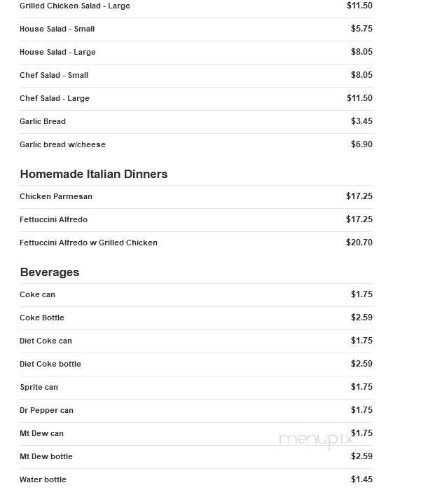 Antolino's Pizza - North Port, FL menu_pic