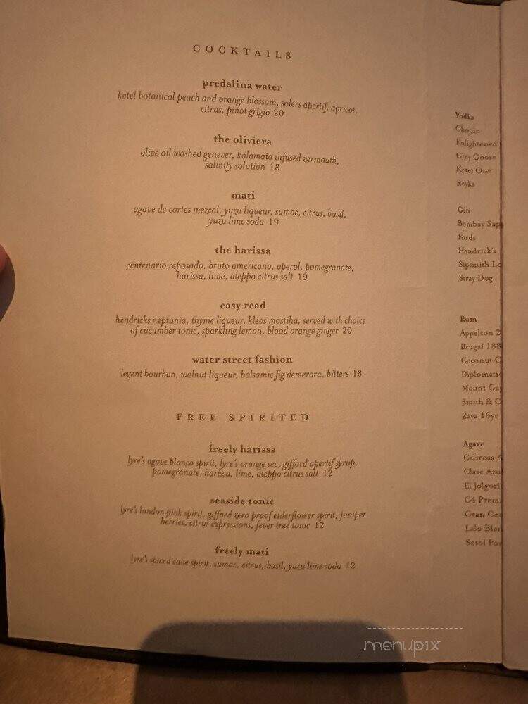 Predalina - Tampa, FL menu_pic