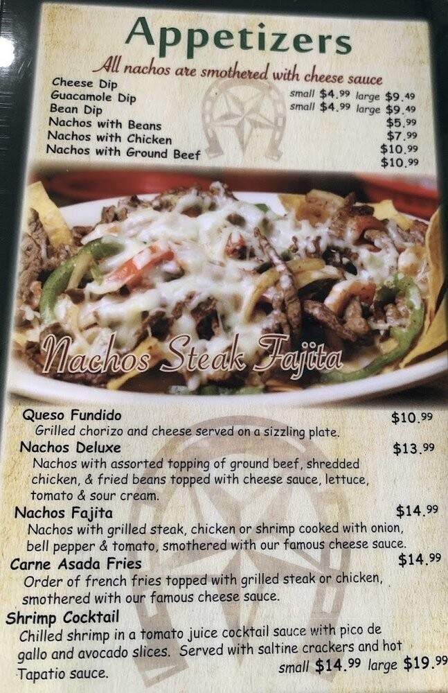 El Paso Mexican Restaurant - Haxtun, CO menu_pic