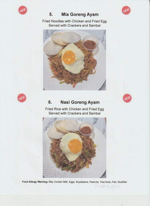 Bakoel Djakarta - Eugene, OR menu_pic