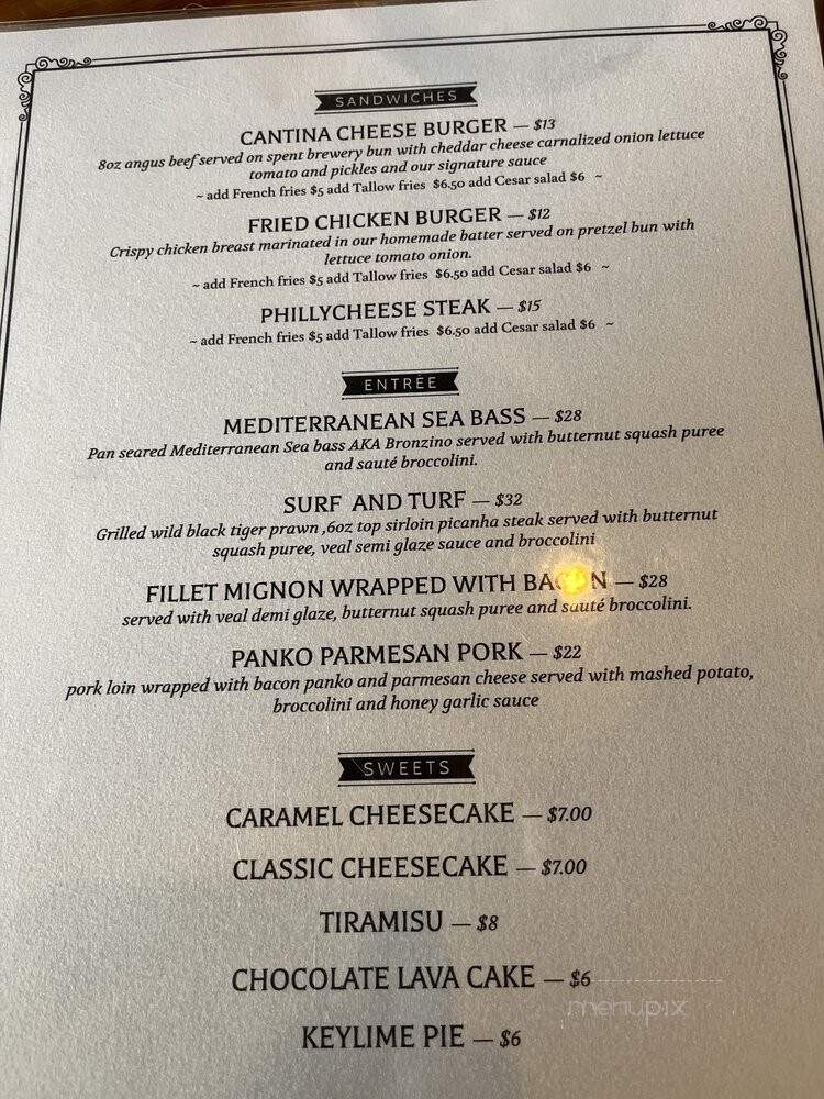 La Cantina - Los Alamos, NM menu_pic