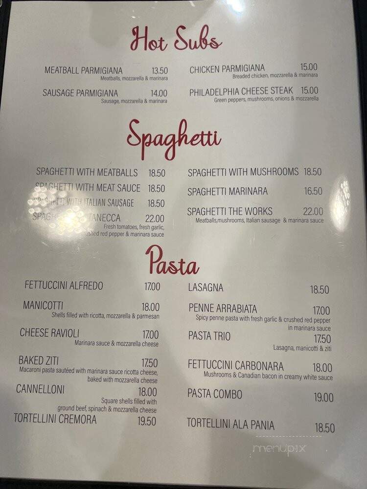 Napoli's Italian Restaurant - Richland, WA menu_pic
