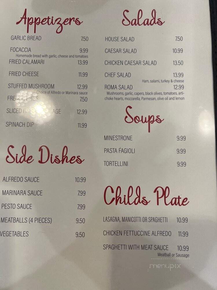 Napoli's Italian Restaurant - Richland, WA menu_pic