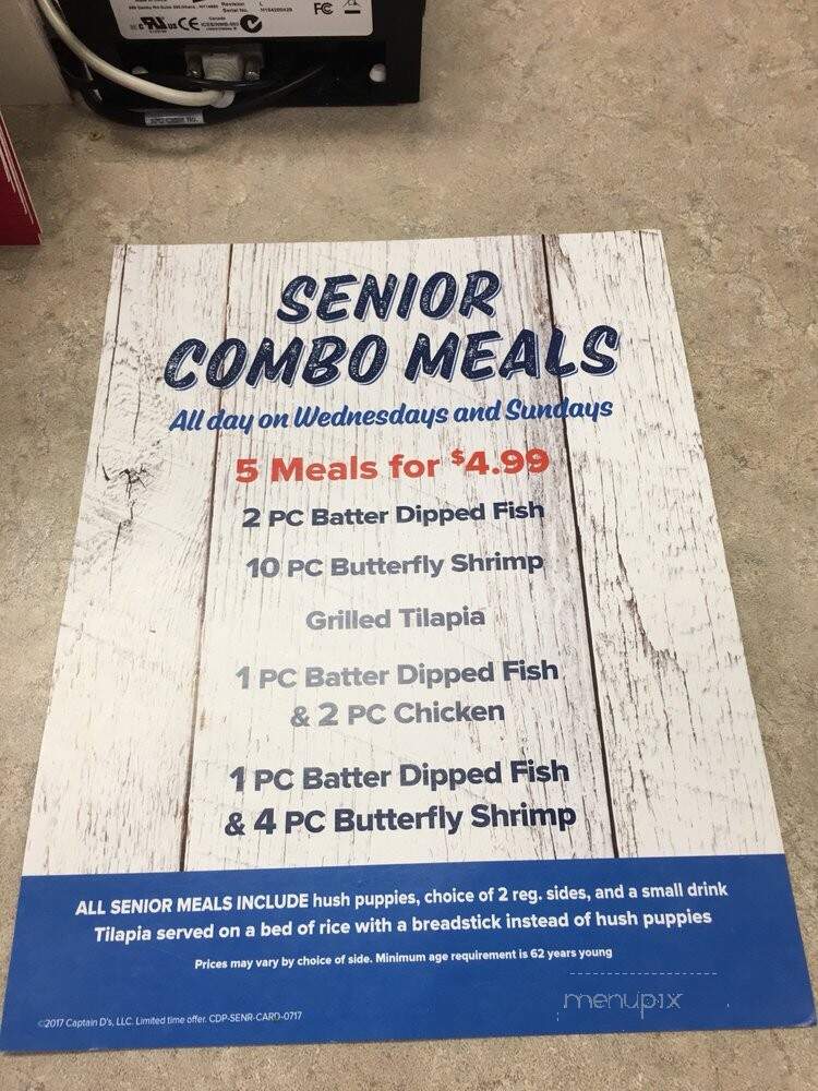 Captain D's Seafood - Clarksville, IN menu_pic