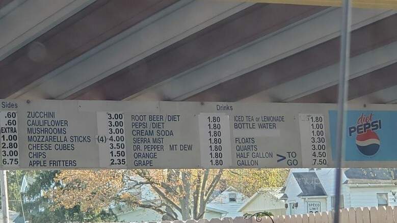 Carlson's Drive In - Michigan City, IN menu_pic