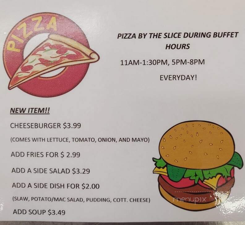East Of Chicago - Ossian, IN menu_pic