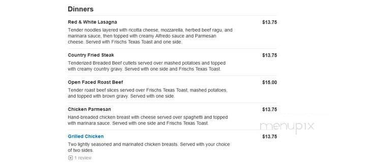 Frisch's Big Boy Restaurant - New Albany, IN menu_pic