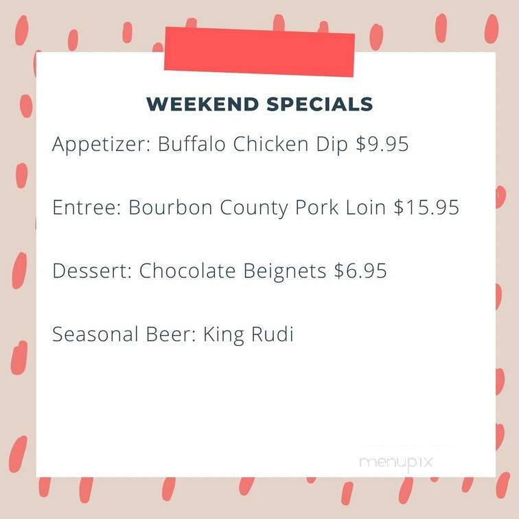 Oaken Barrel Brewing Co - Greenwood, IN menu_pic
