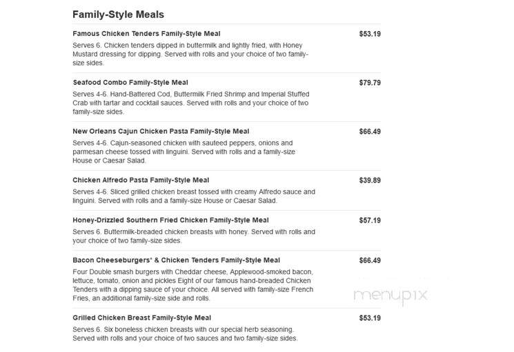O'Charley's - Noblesville, IN menu_pic