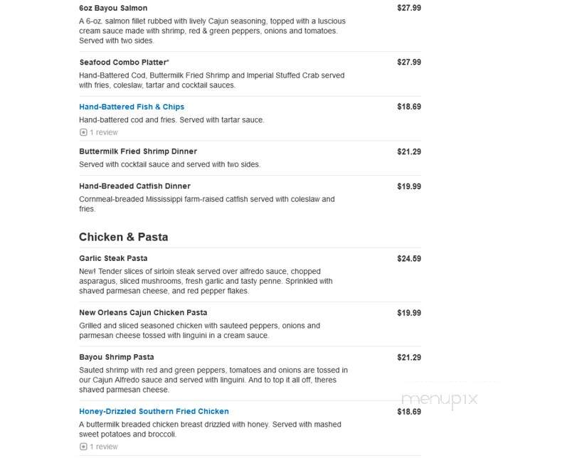 O'Charley's - Noblesville, IN menu_pic