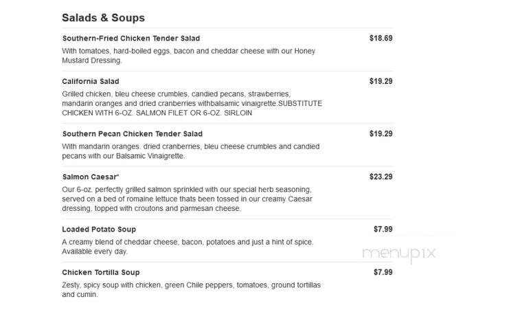 O'Charley's - Noblesville, IN menu_pic