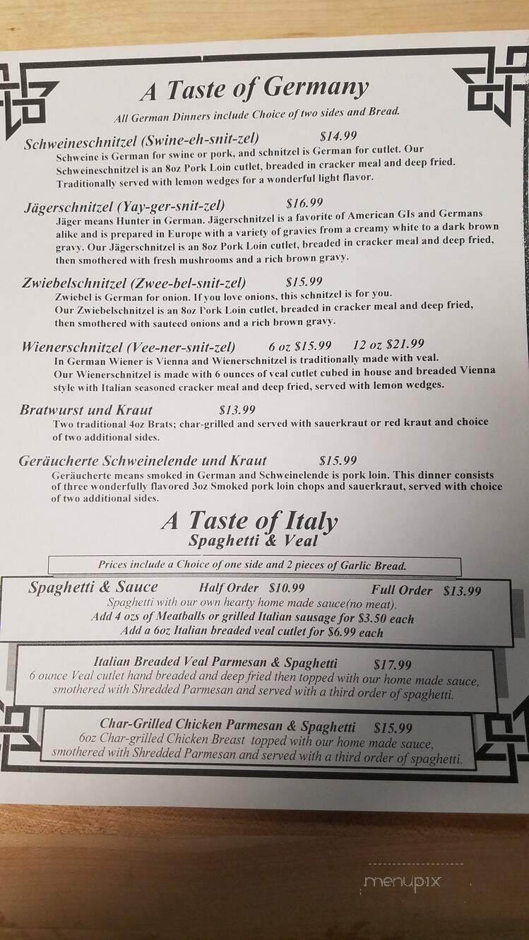 St Marys Supper Club - West Terre Haute, IN menu_pic