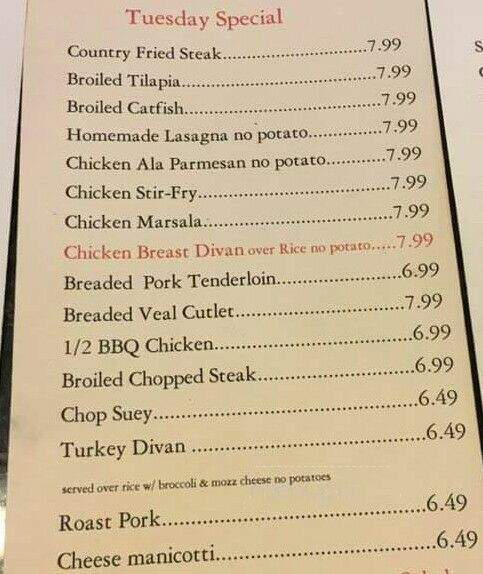 Sun Rise Restaurant - Whiting, IN menu_pic