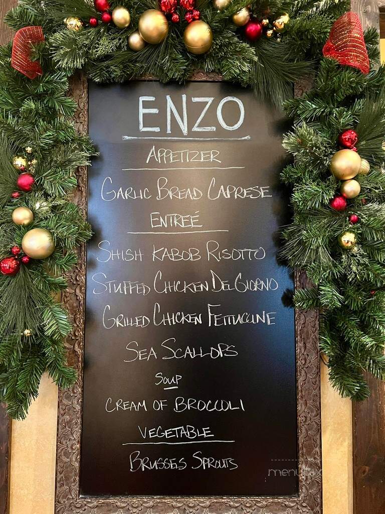 Trattoria Enzo - La Porte, IN menu_pic