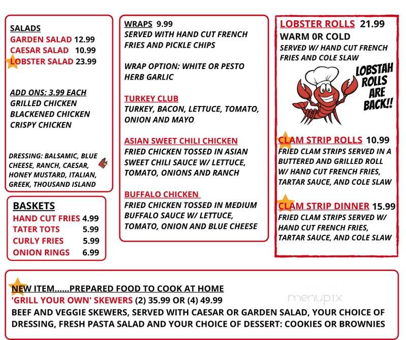 Mingo's Sports Bar And Gril - North Adams, MA menu_pic