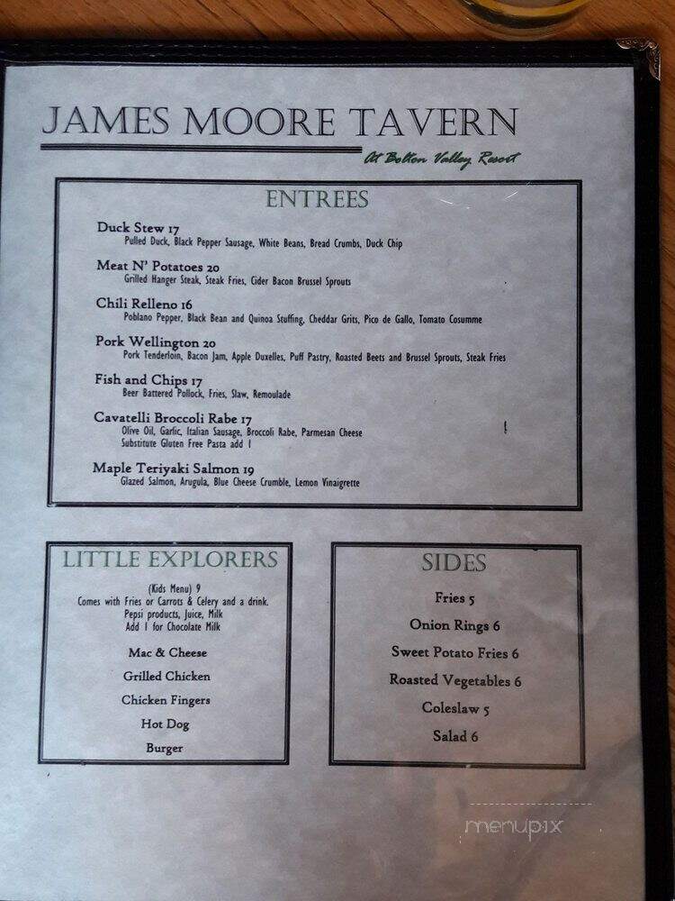 James Moore Tavern - Bolton Valley, VT
