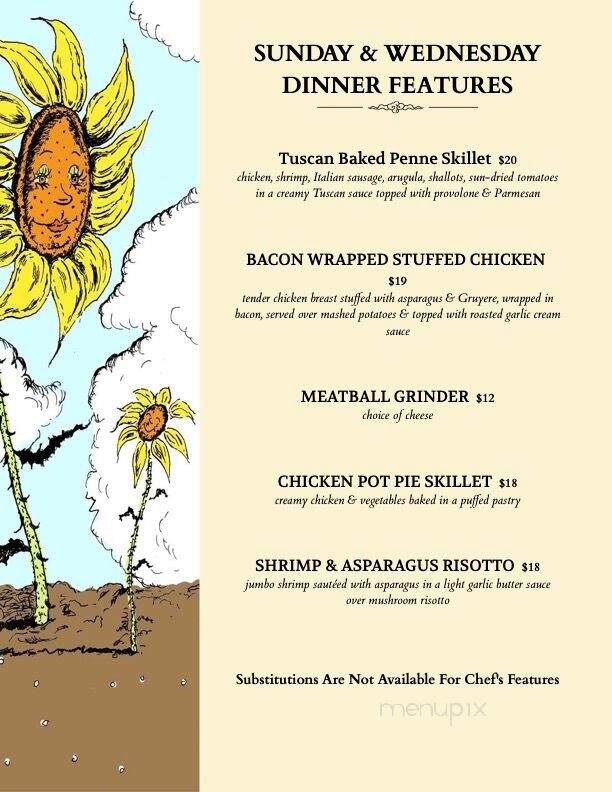 Slowdown Grillpub - Aston, PA menu_pic